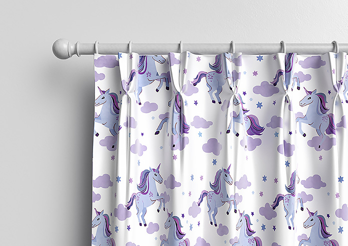 Unicorn Magic, Purple - Made to Measure Curtains - Image 10